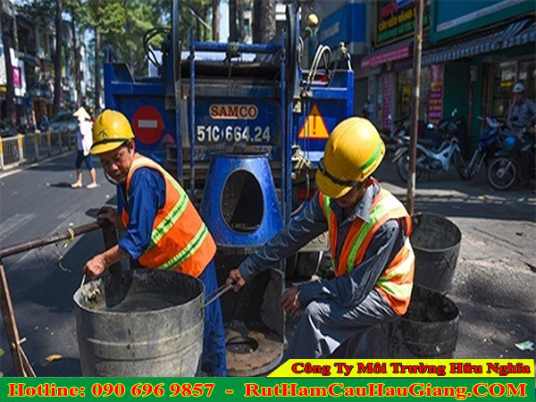 Nạo vét hố ga Trà Vinh giá rẻ Hữu Nghĩa