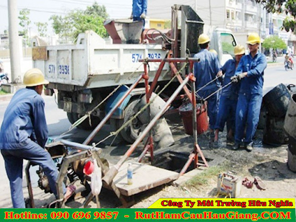Nạo vét hố ga Trà Vinh giá rẻ Hữu Nghĩa