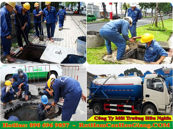Nạo vét hố ga Vĩnh Long giá rẻ Hữu Nghĩa