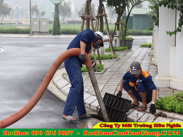 Nạo vét hố ga Vĩnh Long giá rẻ Hữu Nghĩa