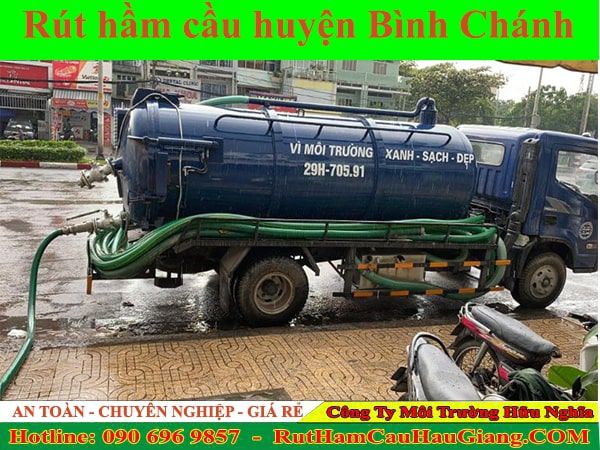 Rút hầm cầu huyện Bình Chánh Hữu Nghĩa 24/7 chi phí rẻ 99K