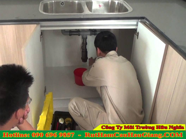 Thông bồn rửa chén Bình Phước giá rẻ Hữu Nghĩa