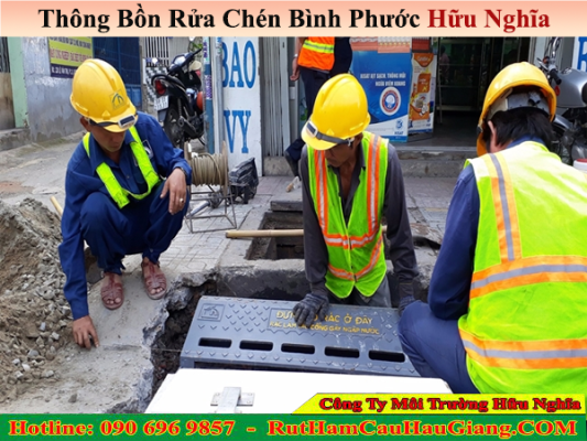 Thông bồn rửa chén Bình Phước giá rẻ Hữu Nghĩa