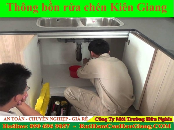 Thông bồn rửa chén Kiên Giang Hữu Nghĩa nhanh chóng từ 99K