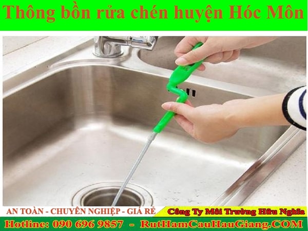 Thông bồn rửa chén huyện Hóc Môn Hữu Nghĩa giá rẻ nhanh 24/7