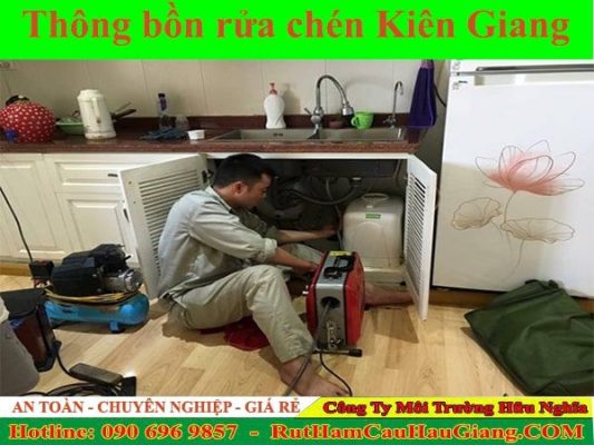 Thông bồn rửa chén Kiên Giang Hữu Nghĩa nhanh chóng từ 99K