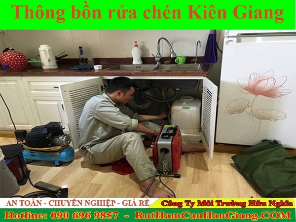 Thông bồn rửa chén Kiên Giang Hữu Nghĩa nhanh chóng từ 99K