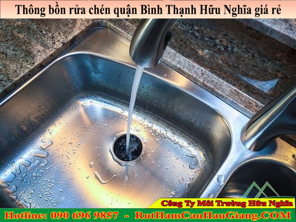 Thông bồn rửa chén quận Bình Thạnh Hữu Nghĩa giá rẻ