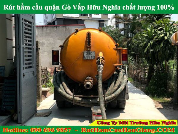 Rút hầm cầu quận Gò Vấp Hữu Nghĩa an toàn, chất lượng, giá 90K