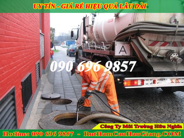 Rút hầm cầu Sóc Trăng Hữu Nghĩa giá rẻ, uy tín tại nhà