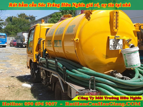 Rút hầm cầu Sóc Trăng Hữu Nghĩa giá rẻ, uy tín tại nhà