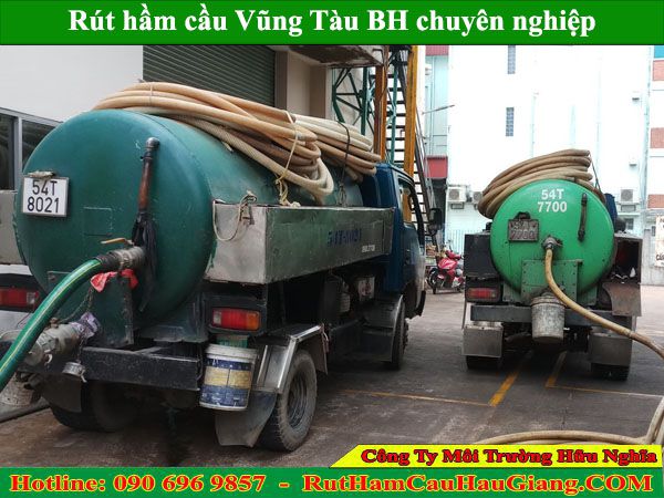 Rút hầm cầu Vũng Tàu Hữu Nghĩa giá rẻ BH miễn phí 100%