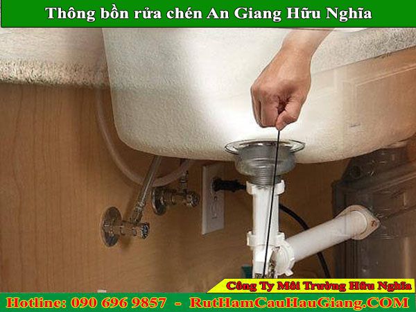 Thông bồn rửa chén An Giang Hữu Nghĩa Bh 2 năm hàng đầu uy tín