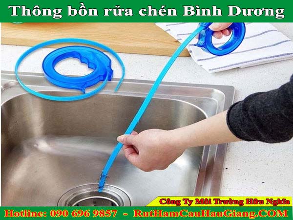 Thông bồn rửa chén Bình Dương nhanh chóng, giá chỉ từ 99K