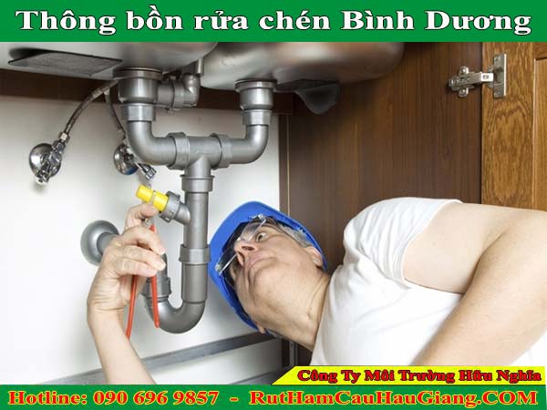 Thông bồn rửa chén Bình Dương nhanh chóng, giá chỉ từ 99K