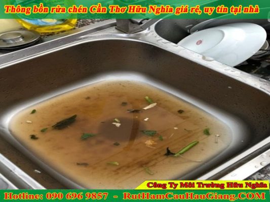 Thông bồn rửa chén Cần Thơ Hữu Nghĩa giá rẻ, uy tín tại nhà
