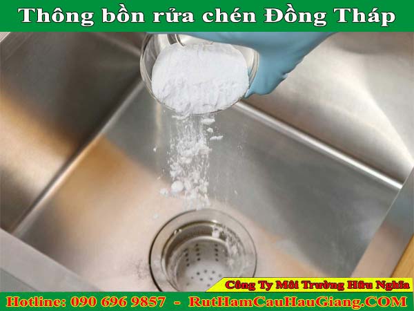 Thông bồn rửa chén Đồng Tháp an toàn, sạch sẽ BH 2 NĂM