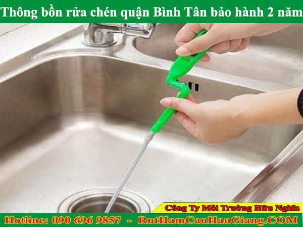 Thông bồn rửa chén quận Bình Tân Hữu Nghĩa chất lượng số 1