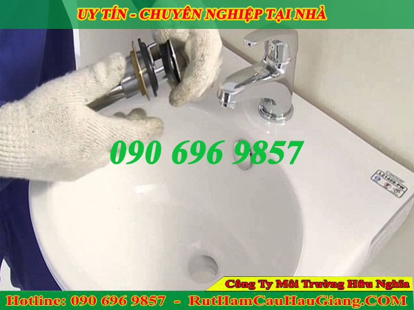 Thông bồn rửa mặt quận Phú Nhuận hotline 090 696 9857 uy tín