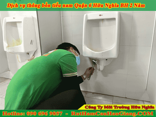 Thông bồn tiểu nam Quận 6 sạch sẽ, an toàn giá chỉ 99K