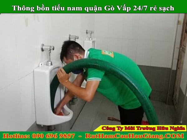 Thông bồn tiểu nam quận Gò Vấp Hữu Nghĩa 24/7 rẻ nhanh sạch