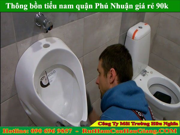 Thông bồn tiểu nam quận Phú Nhuận Hữu Nghĩa chỉ 90k ưu đãi