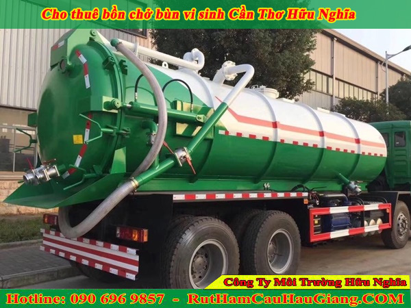 Cho thuê bồn chở bùn vi sinh Cần Thơ gọi là có 
