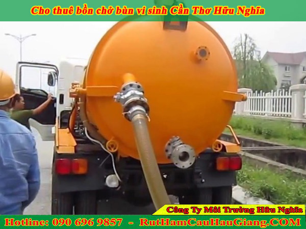 Cho thuê bồn chở bùn vi sinh Cần Thơ gọi là có 