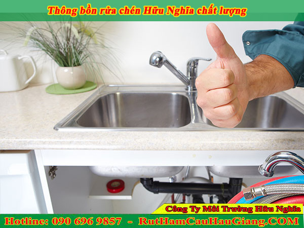 Thông bồn rửa chén quận 2 Hữu Nghĩa rẻ nhanh lẹ 