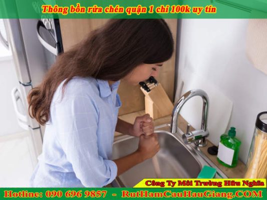 Thông bồn rửa chén quận 1 chỉ 100k uy tín 