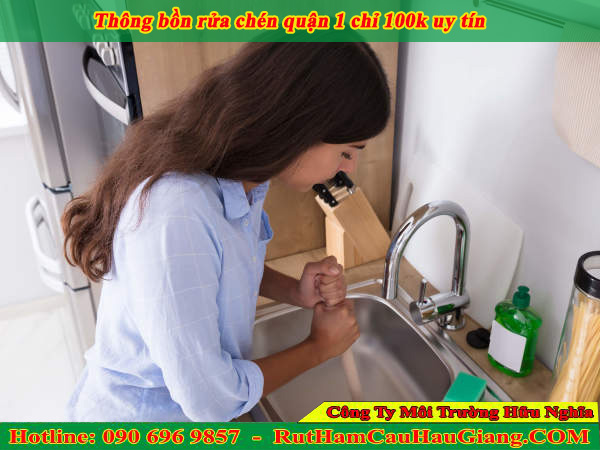 Thông bồn rửa chén quận 1 chỉ 100k uy tín 