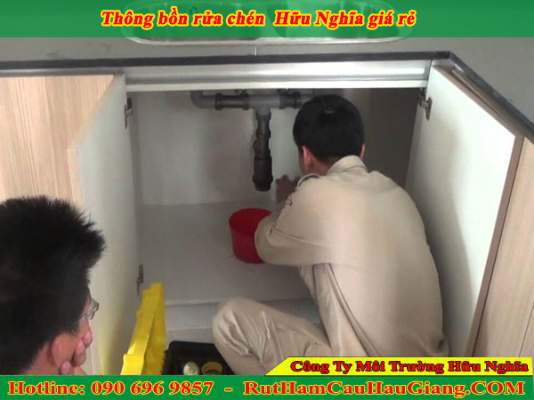 Thông bồn rửa chén quận 2 Hữu Nghĩa rẻ nhanh lẹ 